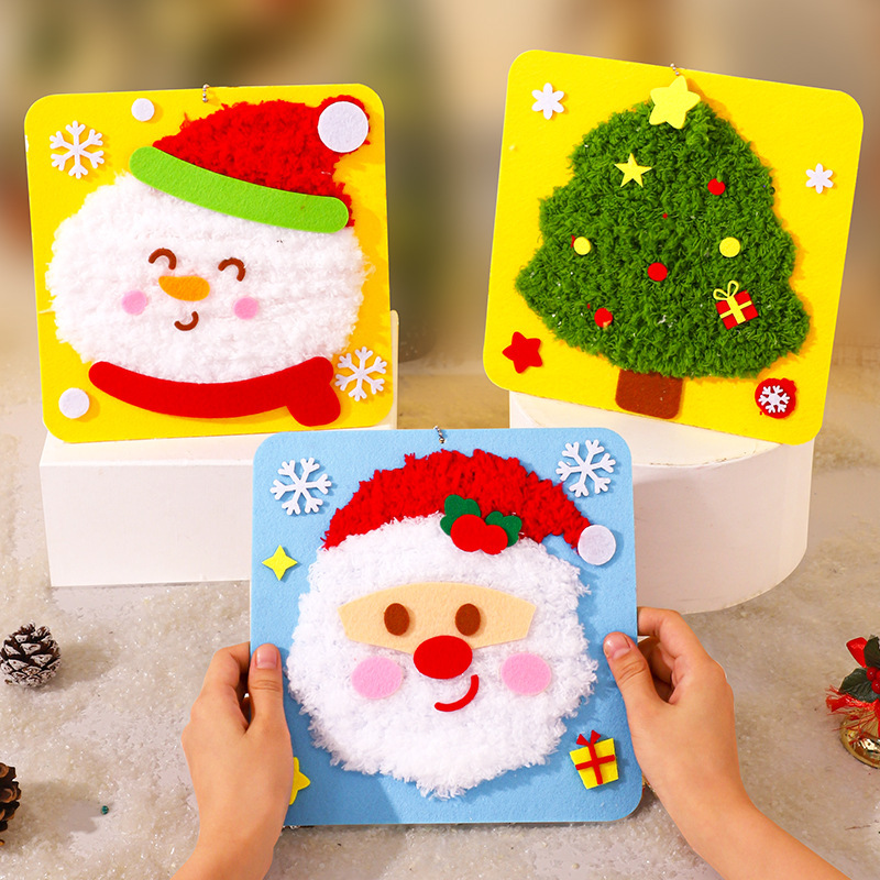 子供のためのクロスボーダークリスマスギフト不織布縫製クリエイティブ幼稚園手作りdiy素材パッケージクリスマス|undefined