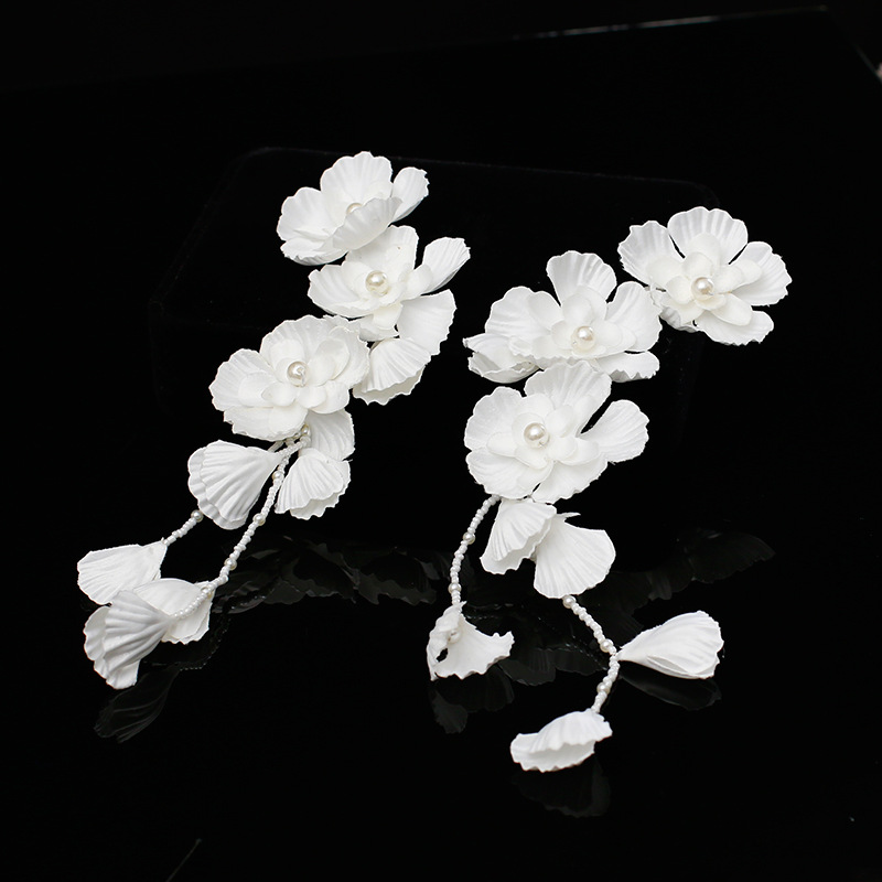 Stunning, Elegant Bridal Flower Accessories: Simple, Internet-Famous, Korean-Style, Fresh & Retro Wedding & Travel Photography Bridal Jewelry