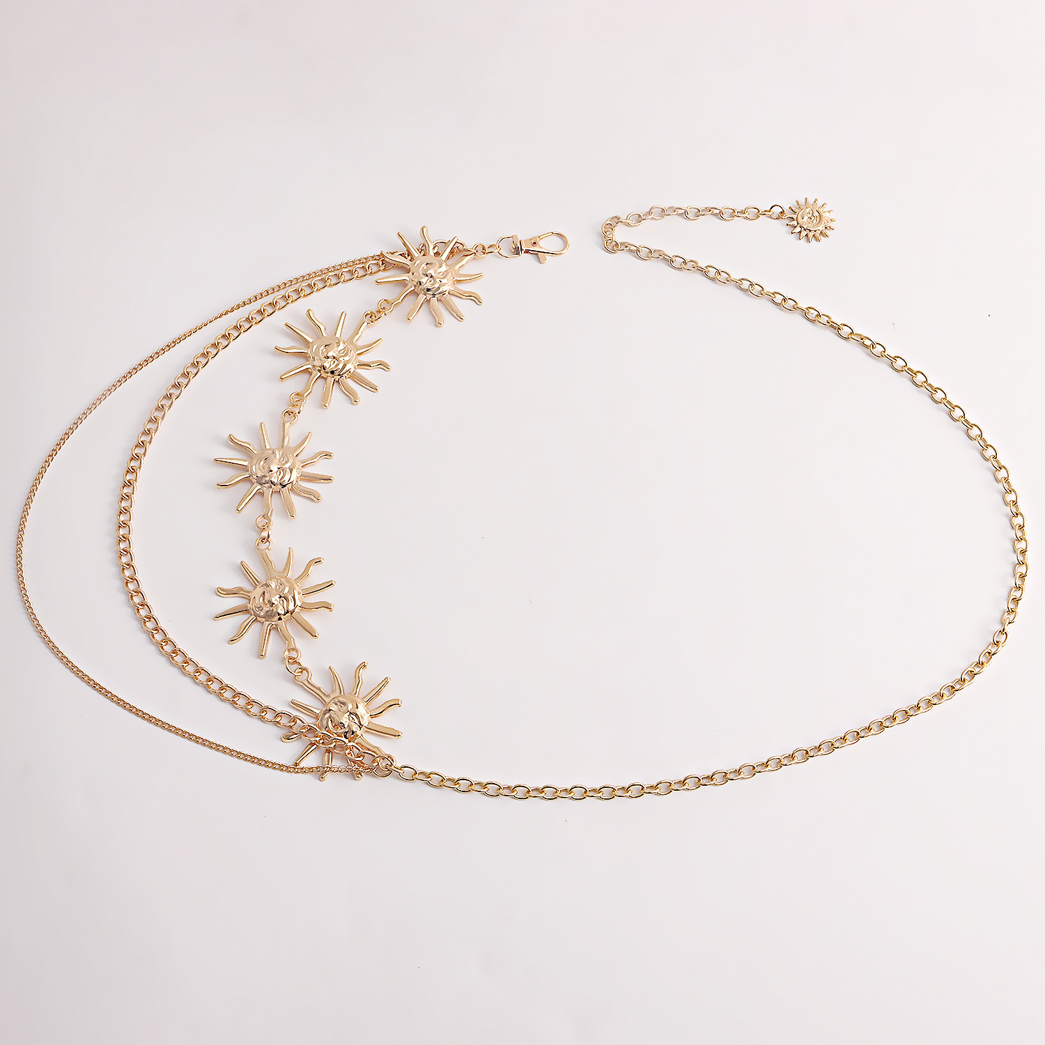 Waist Chain Classification Sexy Sun Belt Metal Plating Women'S Chain Belts