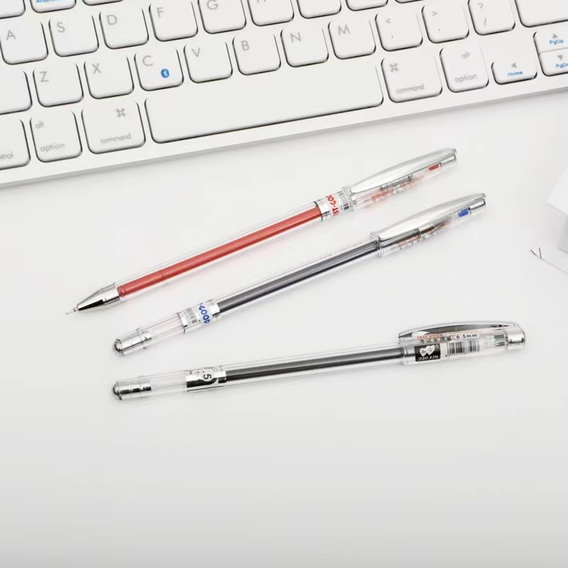 Íntimo 2501 pluma de gel tubo de aguja llena pluma de agua examen Oficina firma financiera recarga estudiante pluma de agua