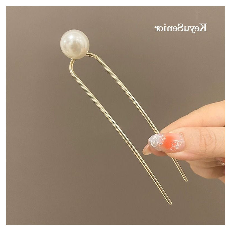 Horquilla en forma de U de alta calidad para mujer 2025 nuevo estilo tocado borla horquilla balanceándose en la parte posterior de la cabeza artefacto del cabello accesorios para el cabello