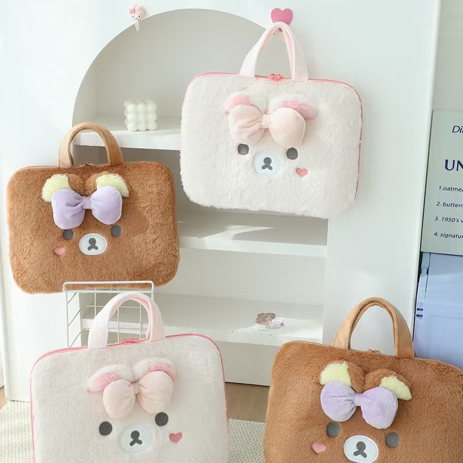 Cartoon laptop bag, tablet bag, iPad shockproof inner bag, small square bag, multifunctional storage bag