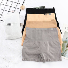 日本新款高腰裤平角裤女士裤舒适收腹打底裤四角裤内裤女