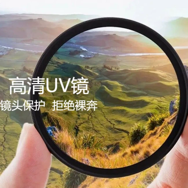 Точечный нейтральный фильтр для зеркальной камеры, УФ-зеркало, многослойное покрытие, защитное зеркало для объектива с зеленой пленкой, водонепроницаемое и противообрастающее