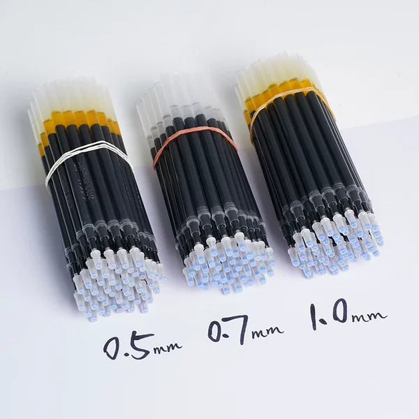 Gel pen pocket pen refill bullet 1.0mm black pen signature refill factory direct wholesale