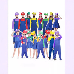 ハロウィーンスーパーメアコスプレ衣装マリオ衣装アニメテーマ舞踏会演出服