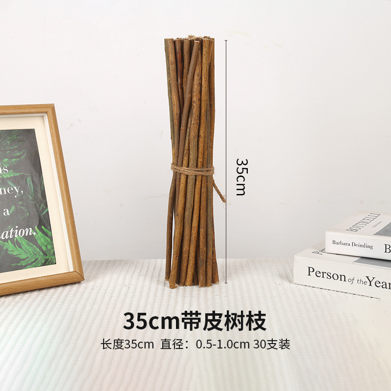 30 cành màu nguyên bản 35cm có vỏ dày khoảng 0,5-1cm