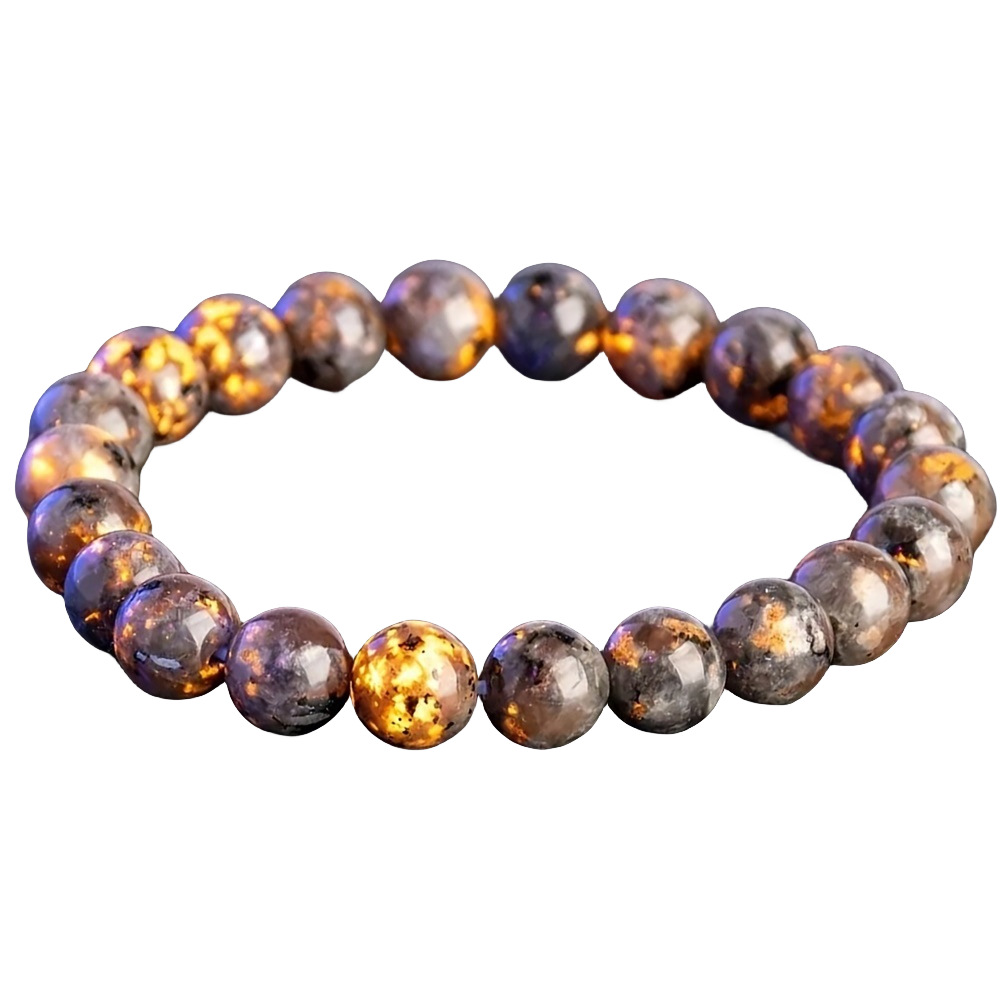 Brazalete de piedra de llama de temu transfronterizo de Amazon para hombres y mujeres pulseras de estilo punk de alta calidad