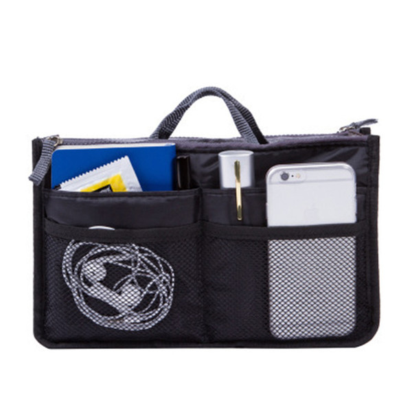 Handheld universal storage bag with zipper