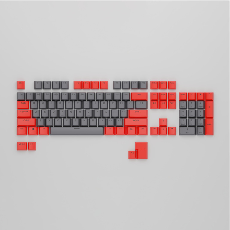 Abs色合わせ61/87/104キーメカニカルキーボードキャップ2色閉口文字透光カラーキーキャップkey cap