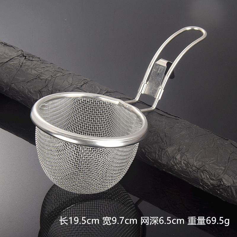304 cucharas de acero inoxidable cocina especial para cocinas domésticas 201 cucharas de polvo colgantes cucharas de malla de filtro cucharas image 7