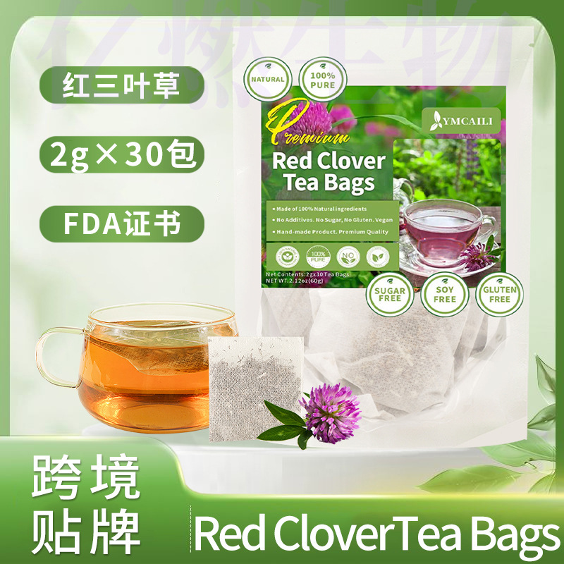 Red Clover, Trifolium Trifolium, Red Trifolium Tea Bags, Wild Trifolium Red Five-Leaf, 30 Bags Red Clover, Trifolium Trifolium, Red Trifolium Tea Bags, Wild Trifolium Red Five-Leaf, 30 Bags