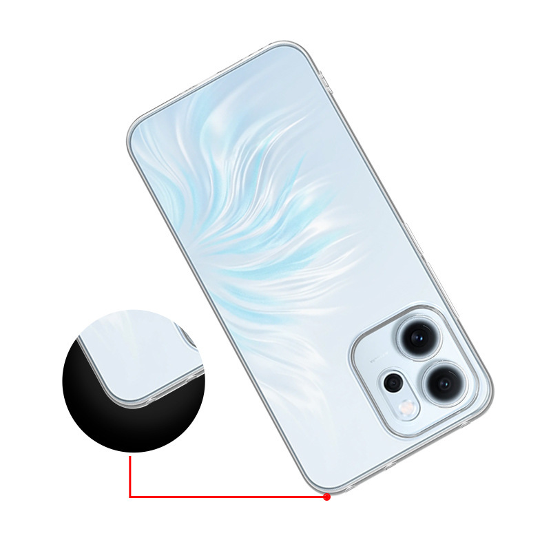 OPPO Reno14F 5G海外版携帯電話ケース、Realme C75 5G欧版透明TPUソフトケースに適用|undefined