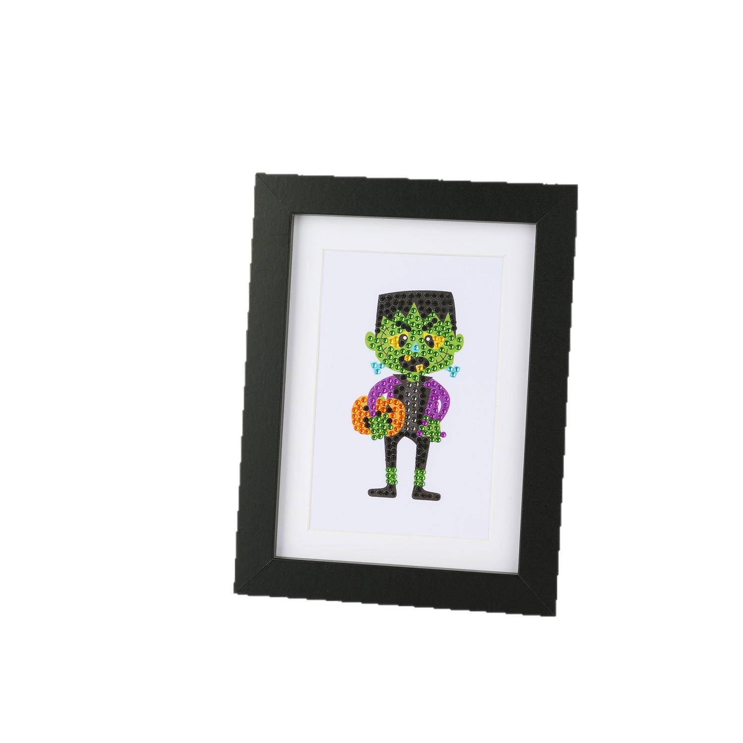 Diamante 5D 5 * 7 pulgadas sin marcos dibujos animados fiesta de Halloween extraña calabaza fantasma pintura decorativa transfronteriza
