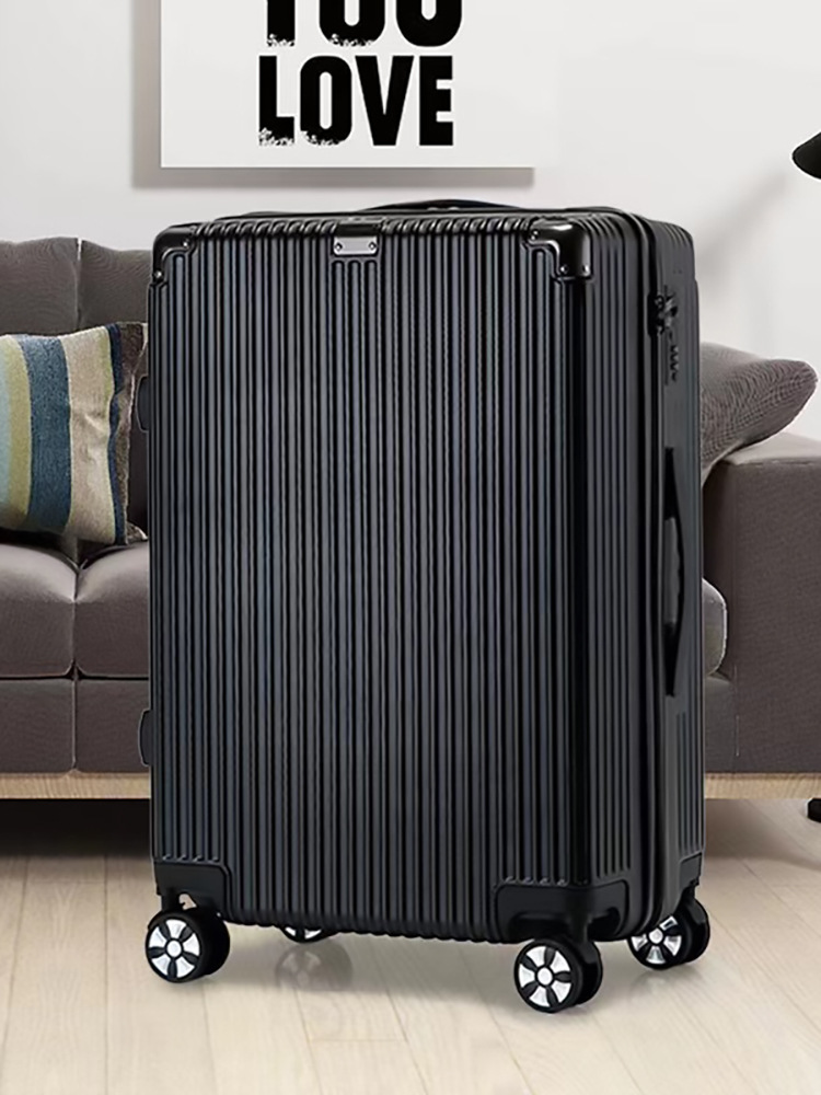 Luggage luggage case women's double-layer explosion-proof zipper suitcase thickened large-capacity password leather case strong and durable
