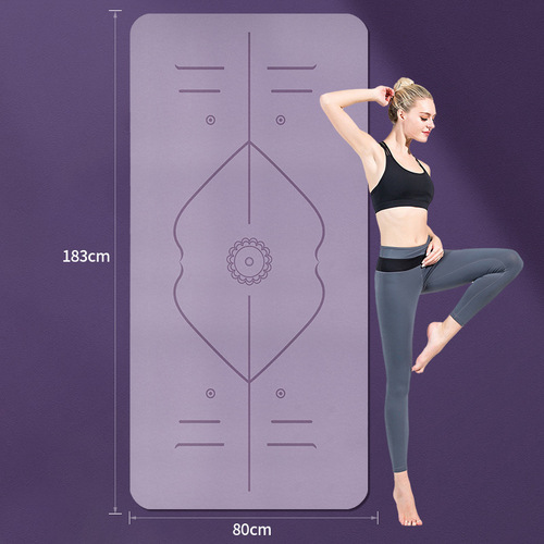 Yoga mat thickened, widened and lengthened TPE female beginners non-slip and odorless professional men's fitness mat wholesale