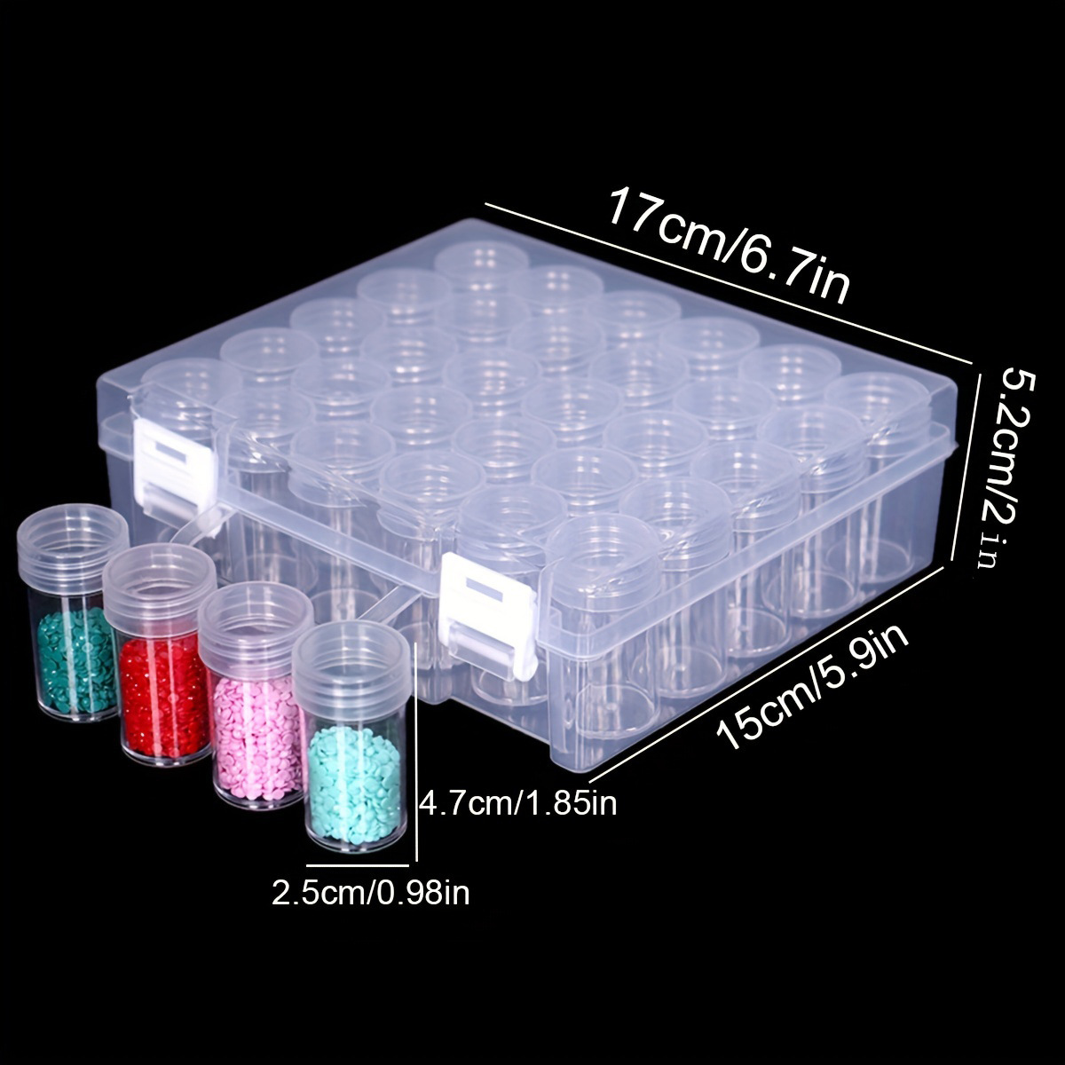 흰색 버클이 달린 둥근 병 30개 + 라벨 용지