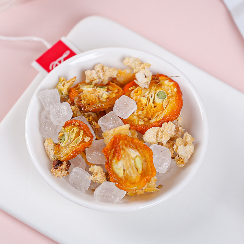 Pineapple Osmanthus Pear Tea Triangle Bag, Golden Citrus Osmanthus Pear Tea Tea Bags, Bulk Wholesale Healthy Tea, Dropshipping