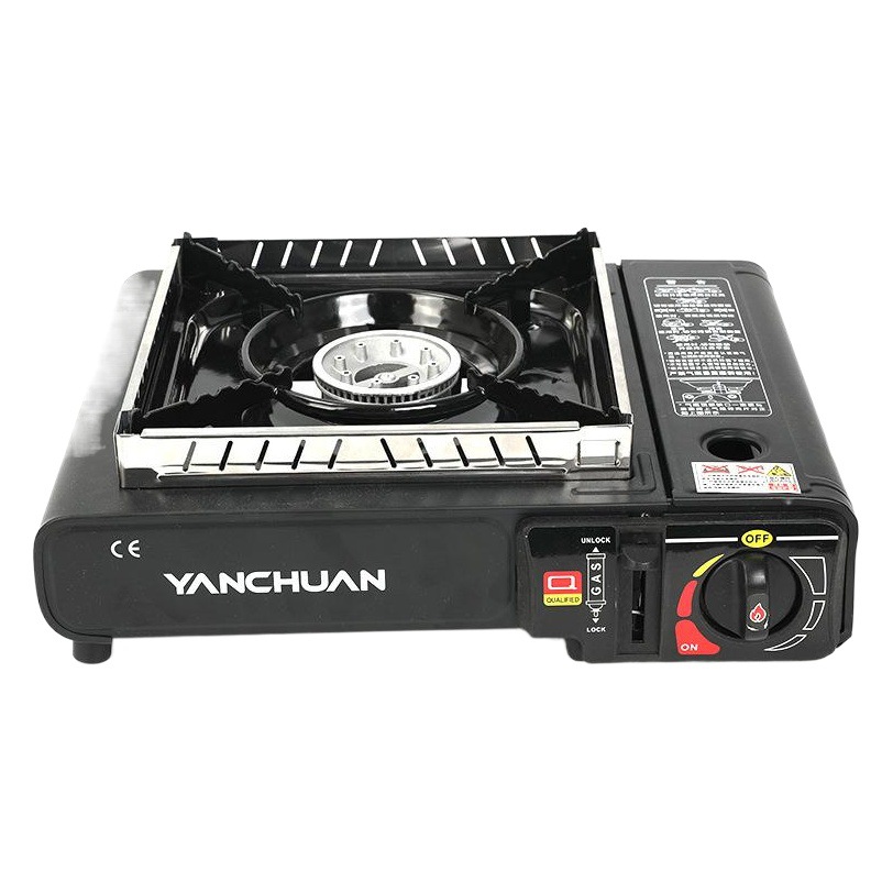 カセットストーブ、屋外カセットストーブ、防風屋外ピクニック鍋ストーブ、キャンプガス屋台ストーブ