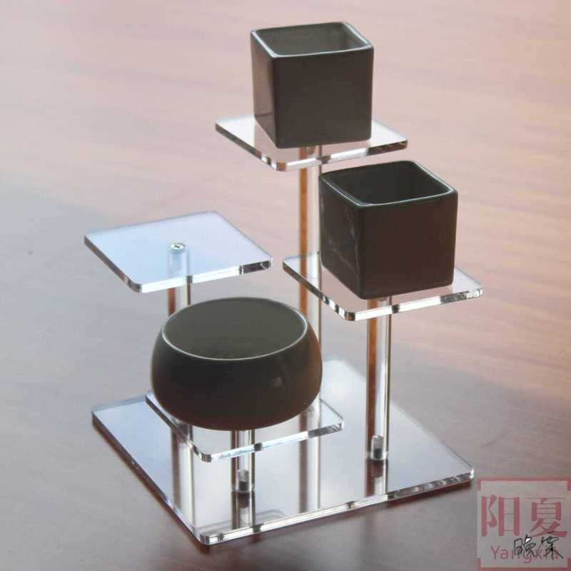 石膏娃娃展示架盲盒展示架玩具透明化妆品香水公仔展示展架展出