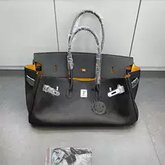 Trendy Platinum Bag Short Edition Extra Large Handheld Shoulder Bag Togo Full-Grain Calfskin Large Capacity