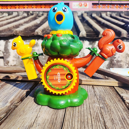 Woodpecker insect catching toy, forest doctor, intelligence development, magnetic puzzle, bird feeding, children's fishing toy, bird feeding