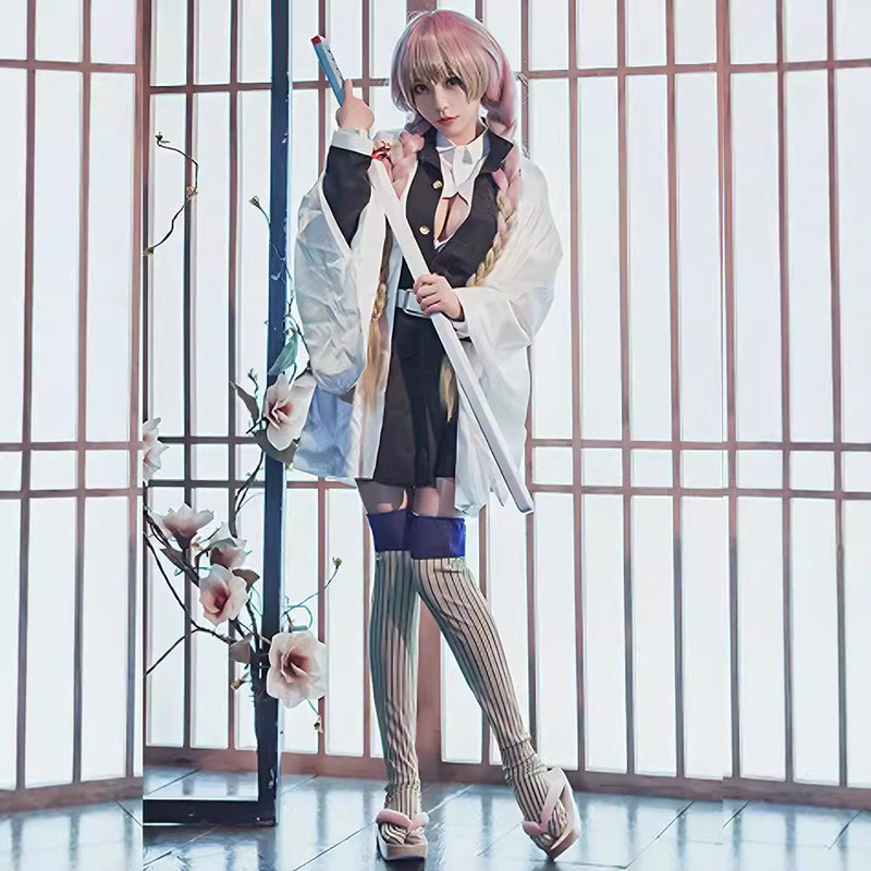 现货鬼灭之刃cos服弥豆子炭治郎蝴蝶忍福冈义勇cosplay服装二次元|undefined