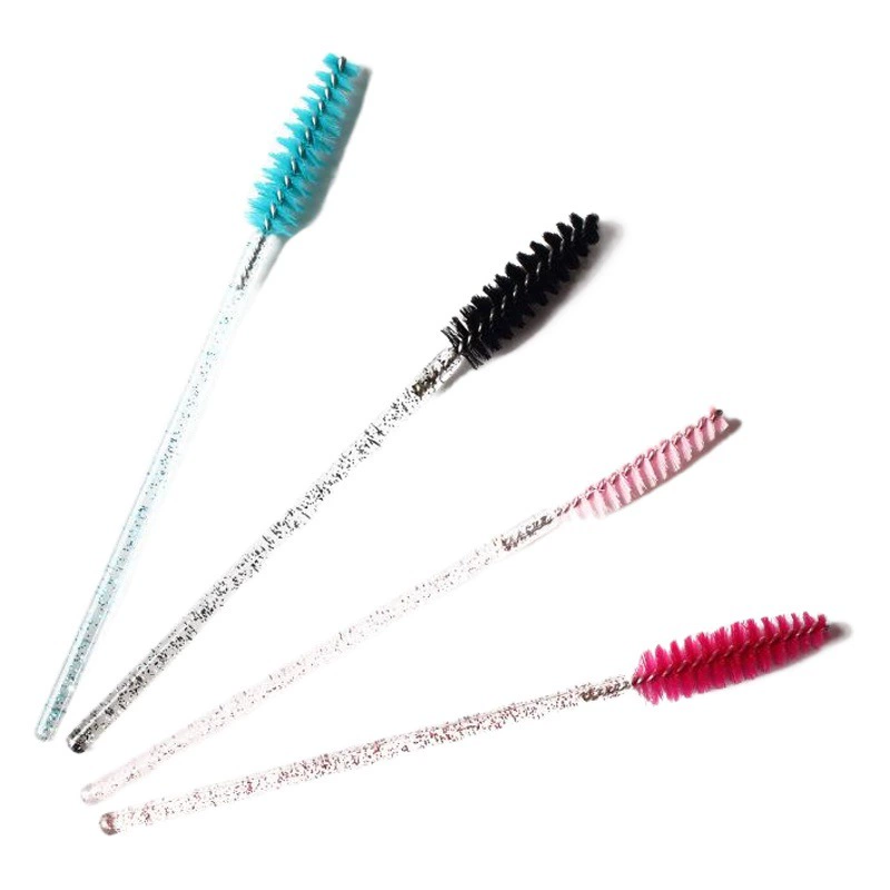 Одноразовый Хрустальный стержень для наращивания ресниц Кисть для макияжа кисть цветная спираль макияж расческа для ресниц кисть для бровей оптом