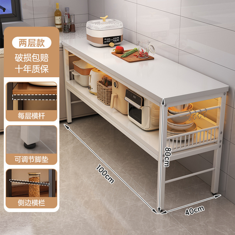 Estante de almacenamiento para cocina, soporte móvil para horno microondas, estante para electrodomésticos de cocina, estante de almacenamiento, estante para tazones, estante para horno image 14