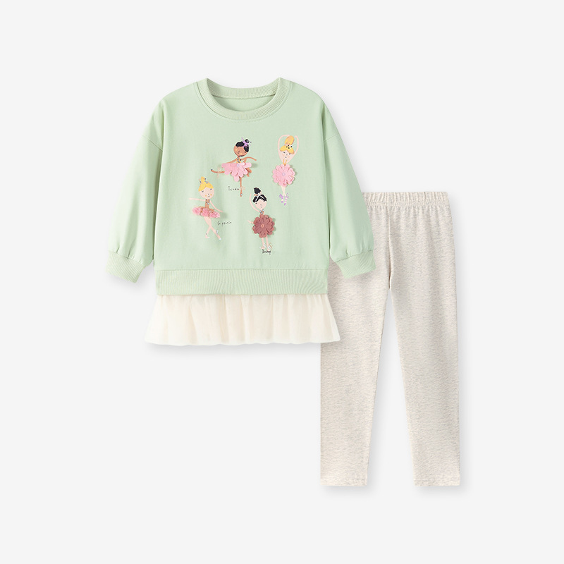 Little Maven nuevo traje de otoño para niñas estilo europeo y americano traje de moda para niños lindo ropa infantil