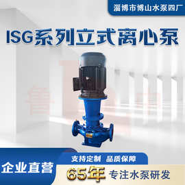 ISG40-100老式离心泵 三节式管道泵 机械密封 填料密封