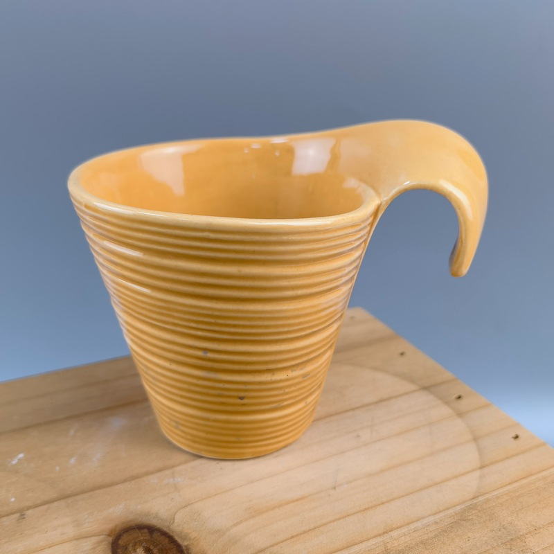 Taza Ludie simple Juego de tazas de café esmaltado de colores Taza de leche de lechada Taza apilada de cerámica creativa