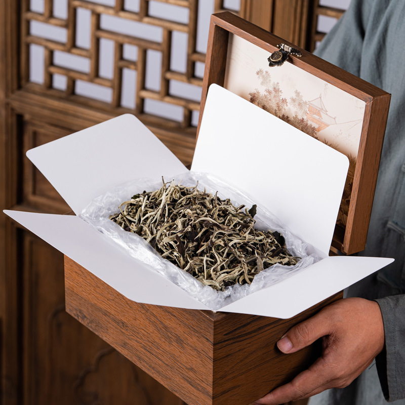 Loose Tea Packaging Box Empty Gift Box Half a Catty 0.5kg Tea Gift Box Empty Box Fuding White Tea Pu'Er Tea Packaging Box