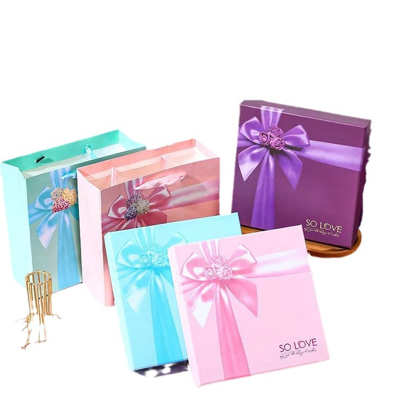 Acrylic square bag, gift box for St. Valentine's Day, 25 cells, (Physicals) 5