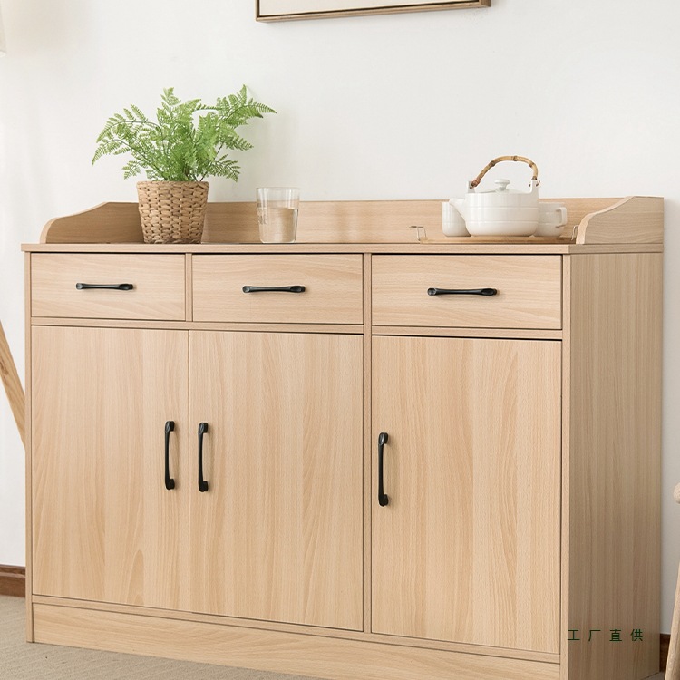 Slate Sideboard Tea Cabinet Side Cabinet Modern Simple Cupboard Kitchen Living Room Wall-Mounted Home Storage Rack Storage Cabinet