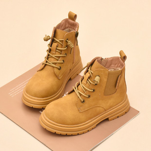 Children's Shoes Factory wholesale girls' boots winter fleece-lined warm children's cotton boots boys' Martin boots children's short boots