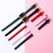 超柔软平纹真皮表带配件银黑金玫瑰金色针扣11个色8mm 10mm-24mm