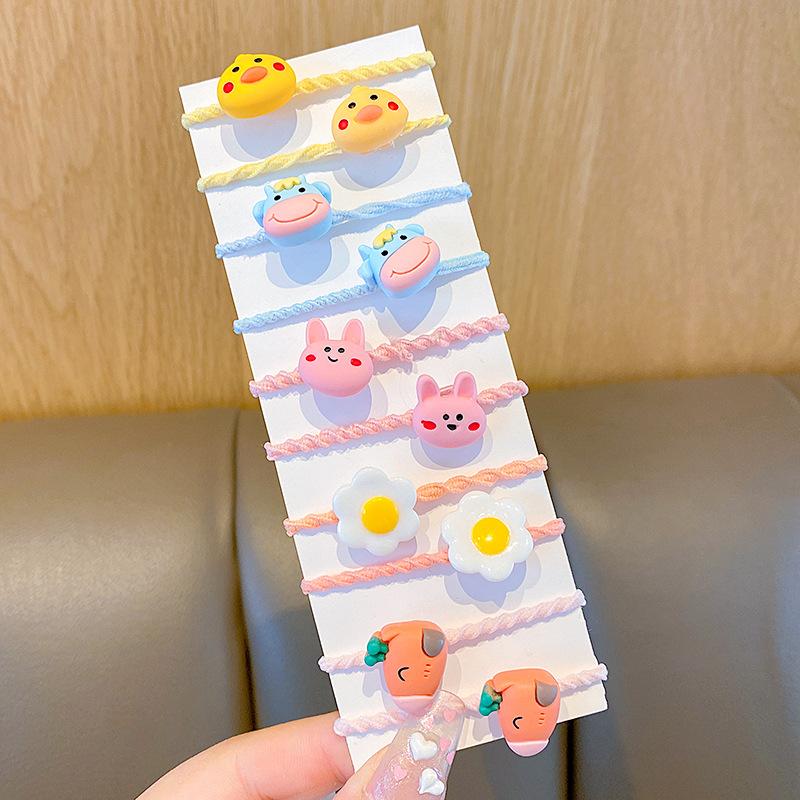 2022 nueva cuerda de pelo bebé corbata anillo de pelo tocado