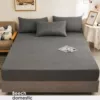 Gray bed