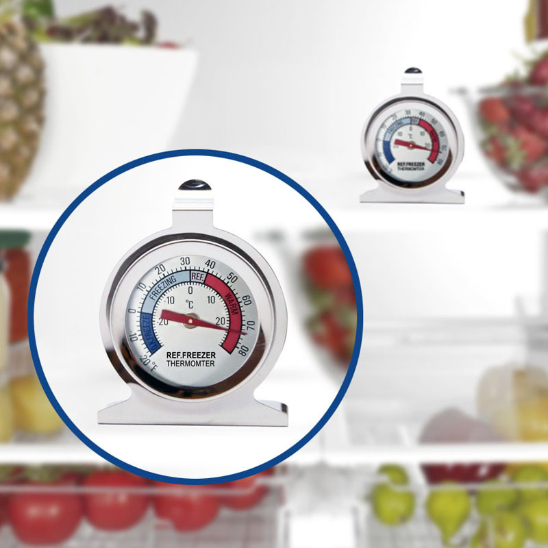 Amazon cocina americana alimentos almacenamiento en frío incubadora congelador Medición de temperatura congelador Acero inoxidable refrigerador termómetro