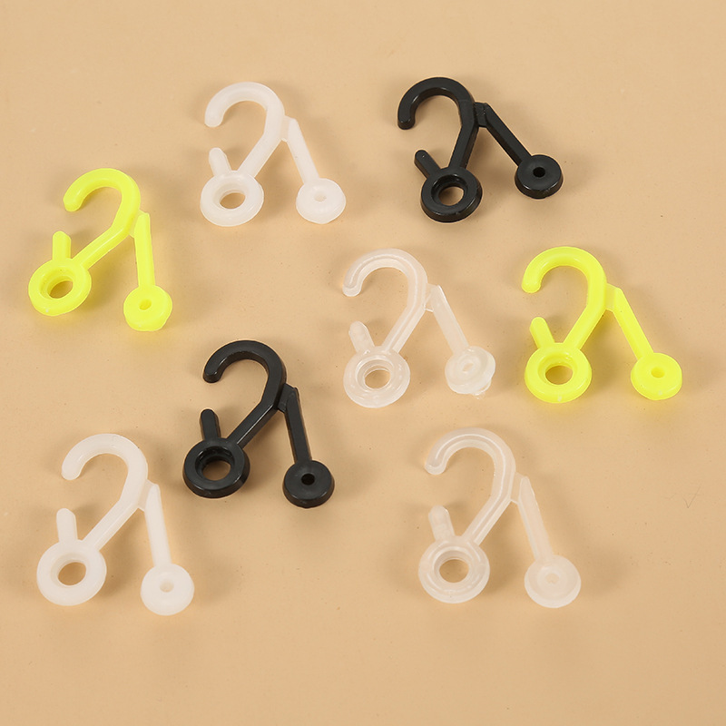 厂家批发塑料自行车扣钩包装袋挂钩折叠钩纸卡挂钩塑料袋按扣钩