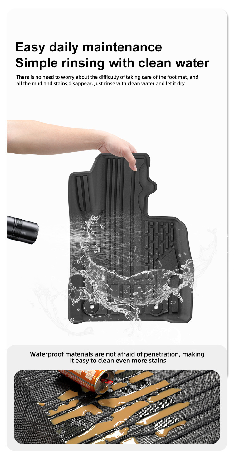 Suitable for 15-24 Models of Mazda Demio/Mazda2 Car Floor Mats, Special Tpe Floor Mats for Specific Vehicles, Cross-Border