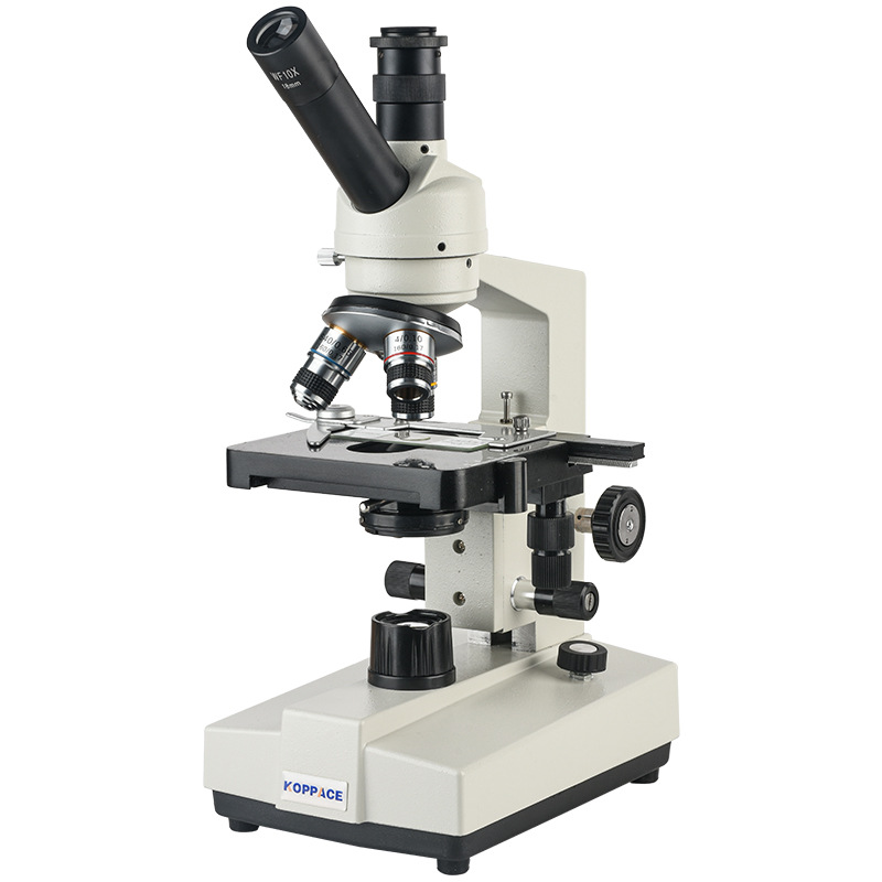批发 40X-640X单目生物显微镜 中小学生教学养殖 观测动植物切片