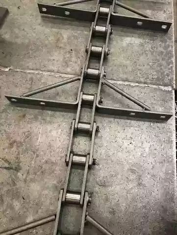 刮板机链条扒谷机链条节距66.5 100 160 200粮食机械刮板链输送机