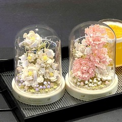 跨境【一件代发】积木永生花樱花树拼装玩具摆件教师节母情节礼物