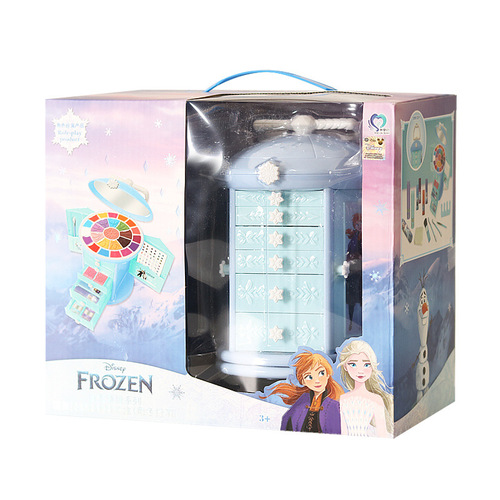 Disney Princess Frozen Children's Cosmetic Set Elsa Little Girl Cosmetic Box Birthday Gift Toy