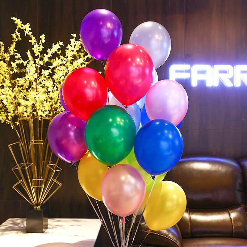 5 pulgadas 1 gramo de globo perlado decoración de boda de cumpleaños globo engrosado redondo globo perlado