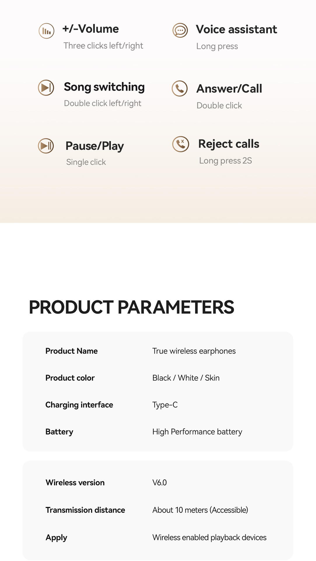 Bluetooth Kopfhörer Wireless Noise Cancelling Tws Gaming Ohrhörer_voghion.com