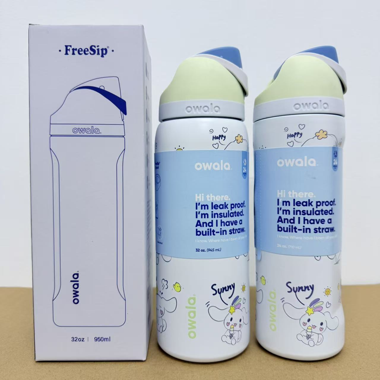 Owala en stock de gran capacidad portátil hervidor de agua al aire libre para hombres tazas de agua caliente de moda para mujeres tazas de fruta deportivas al por mayor