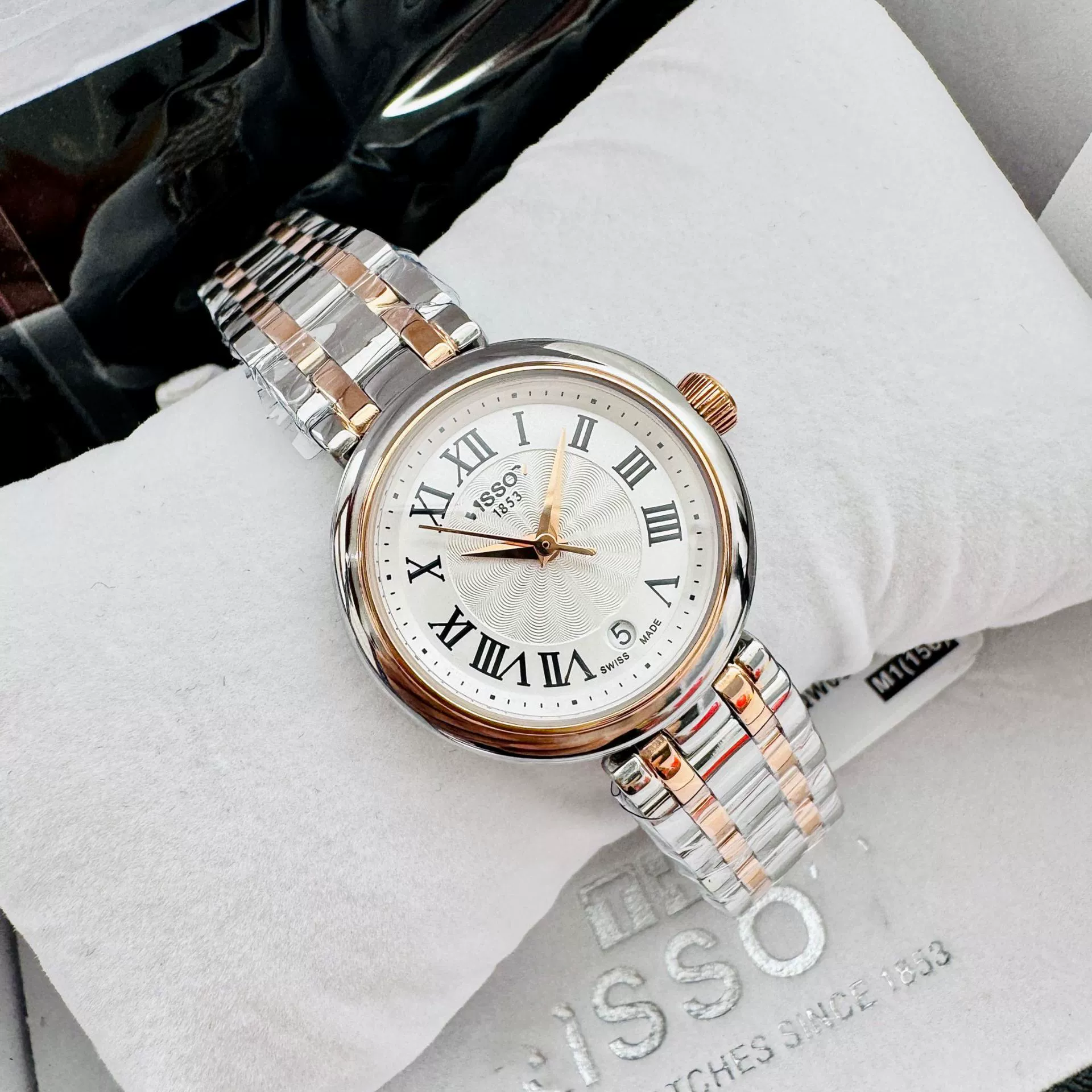 Новая Tianjia классическая серия Little Beauty Jiali T126 античный римский стиль кварцевые стальные браслеты модные часы